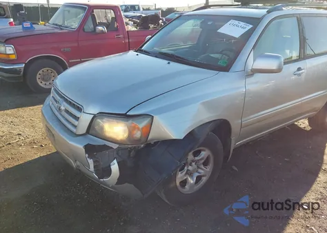 2004 Toyota Highlander from USA, damaged, VIN JTEHD21A240026756